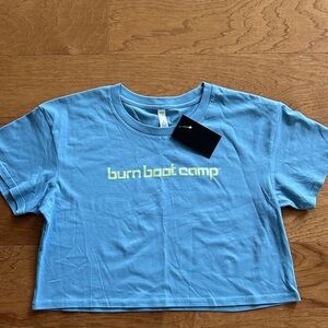 New Burn Bootcamp cropped tee-size small